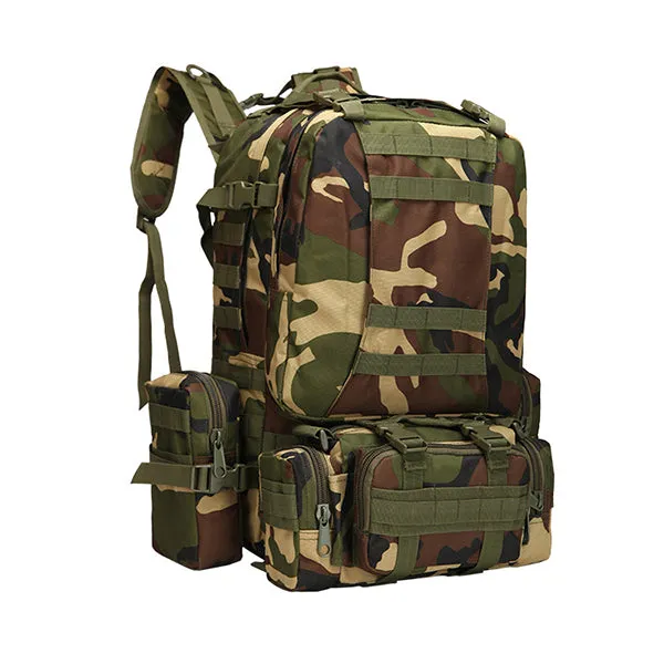 New Camping Camo Tear-resistant  4 In One backpack