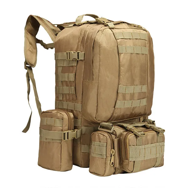 New Camping Camo Tear-resistant  4 In One backpack