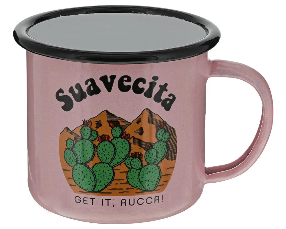 Nopales Enamel Camping Mug