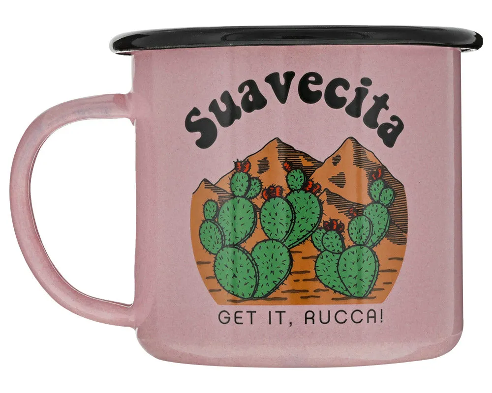 Nopales Enamel Camping Mug