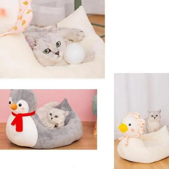 Penguin & Duck Pet Bed