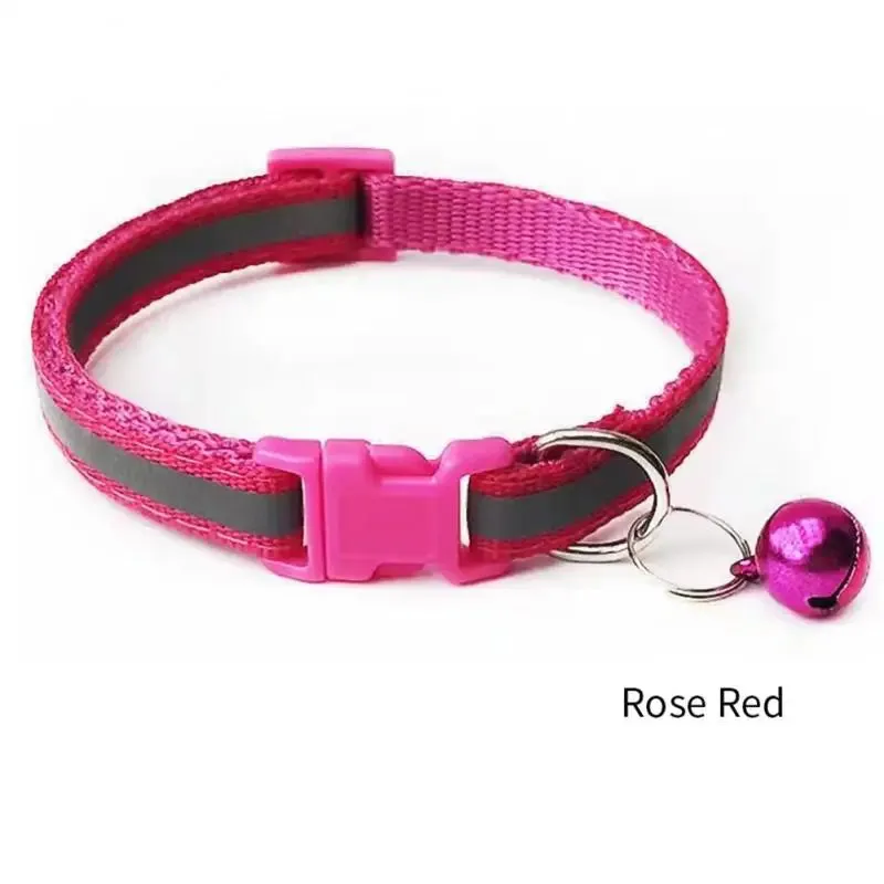 Pet Products Pet Reflective Patch Collar Cats Collar Bell Collars Pet Luminous Collars Teddy Bomei Small Dog Collar Pet Supplies