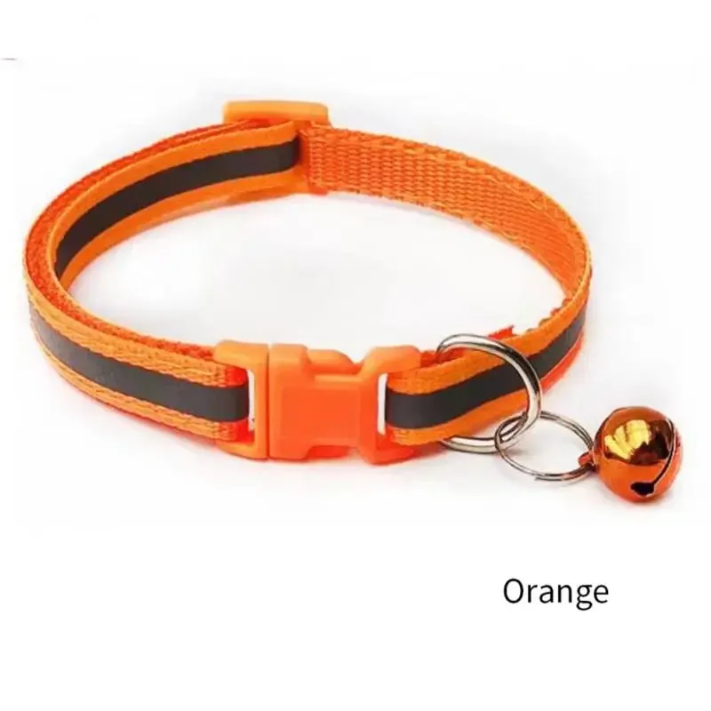 Pet Products Pet Reflective Patch Collar Cats Collar Bell Collars Pet Luminous Collars Teddy Bomei Small Dog Collar Pet Supplies