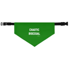 "Chaotic Bisexual" Pet Bandana Collar