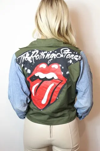 Rolling Stones Two Toned Military Jacket