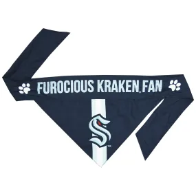 Seattle Kraken Double Sided Pet Team Bandana