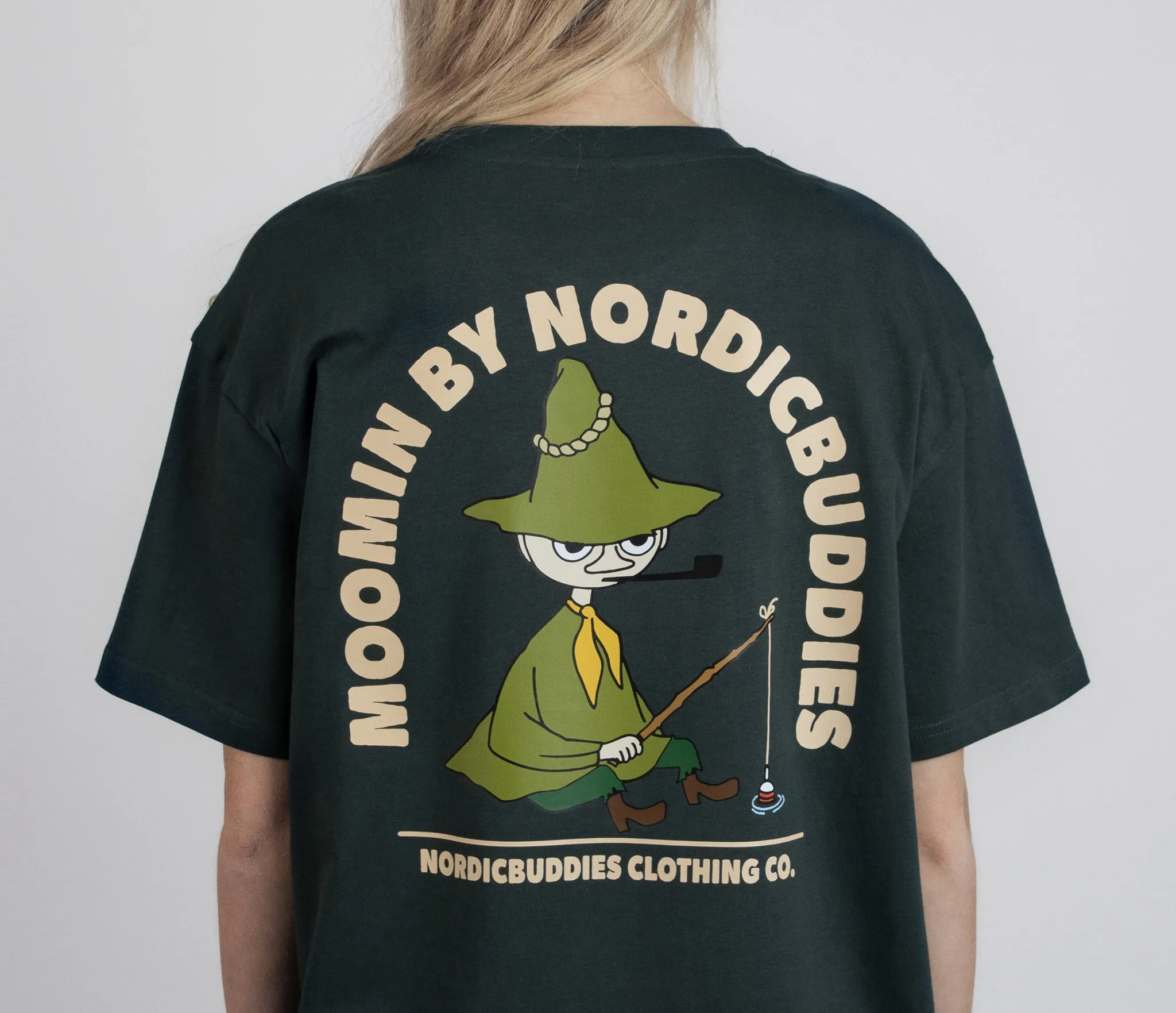 Snufkin Fishing T-Shirt Unisex - Dark Green