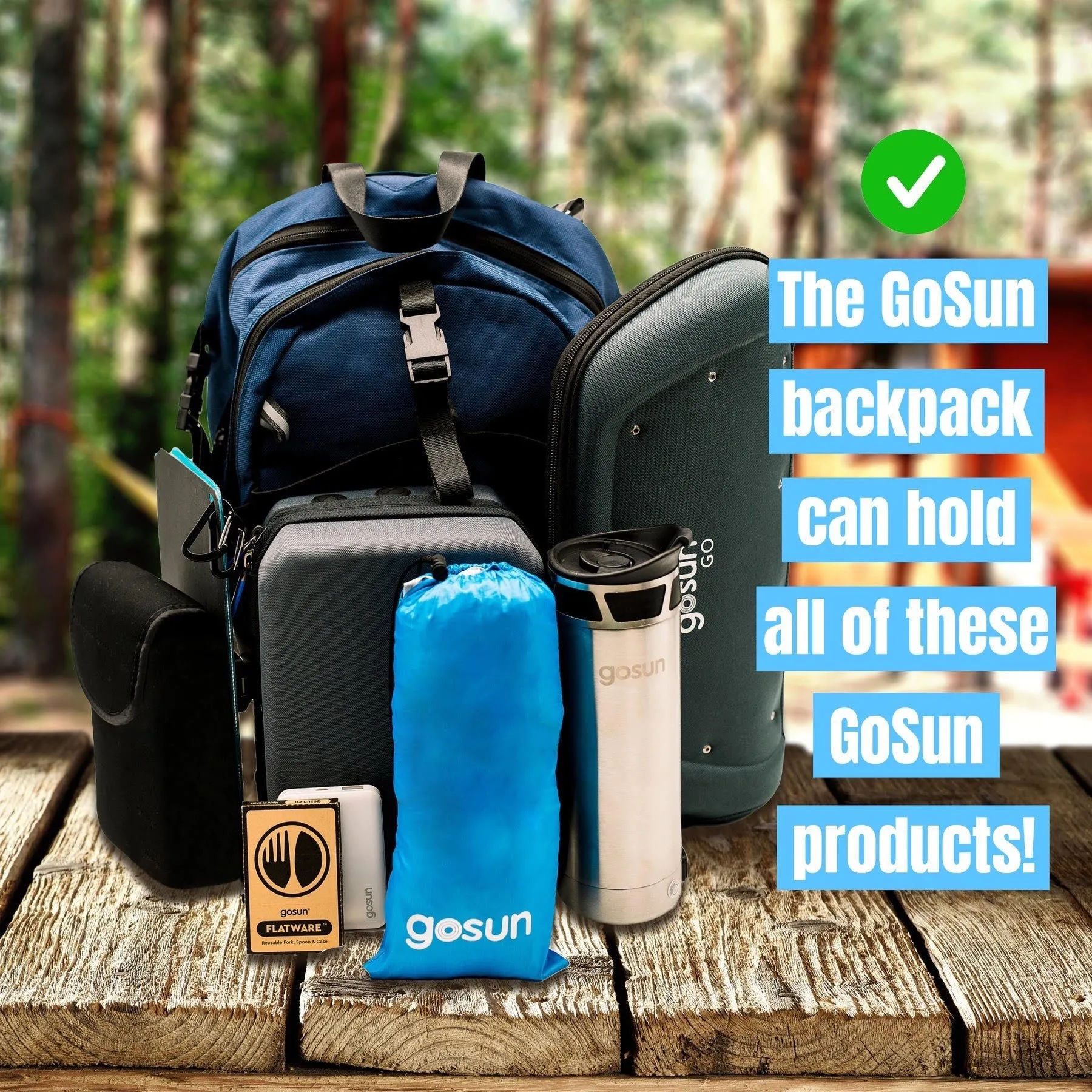 Solar Powered Backpack: Closeout