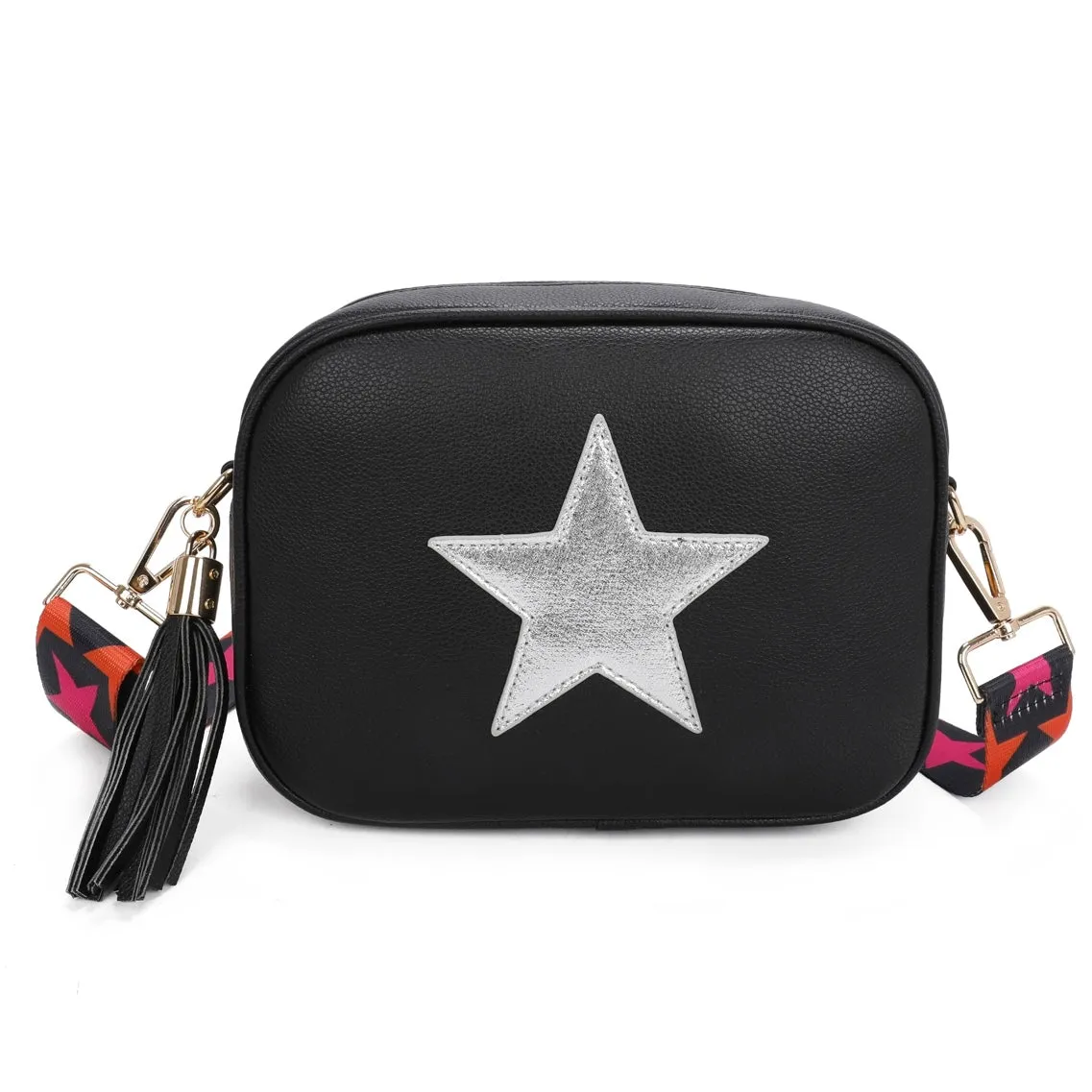 Star Camera Bag & Star Strap - Black