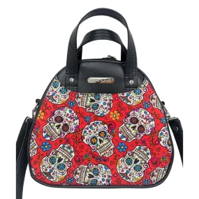 Sugar Skulls Mini Bowler Bag