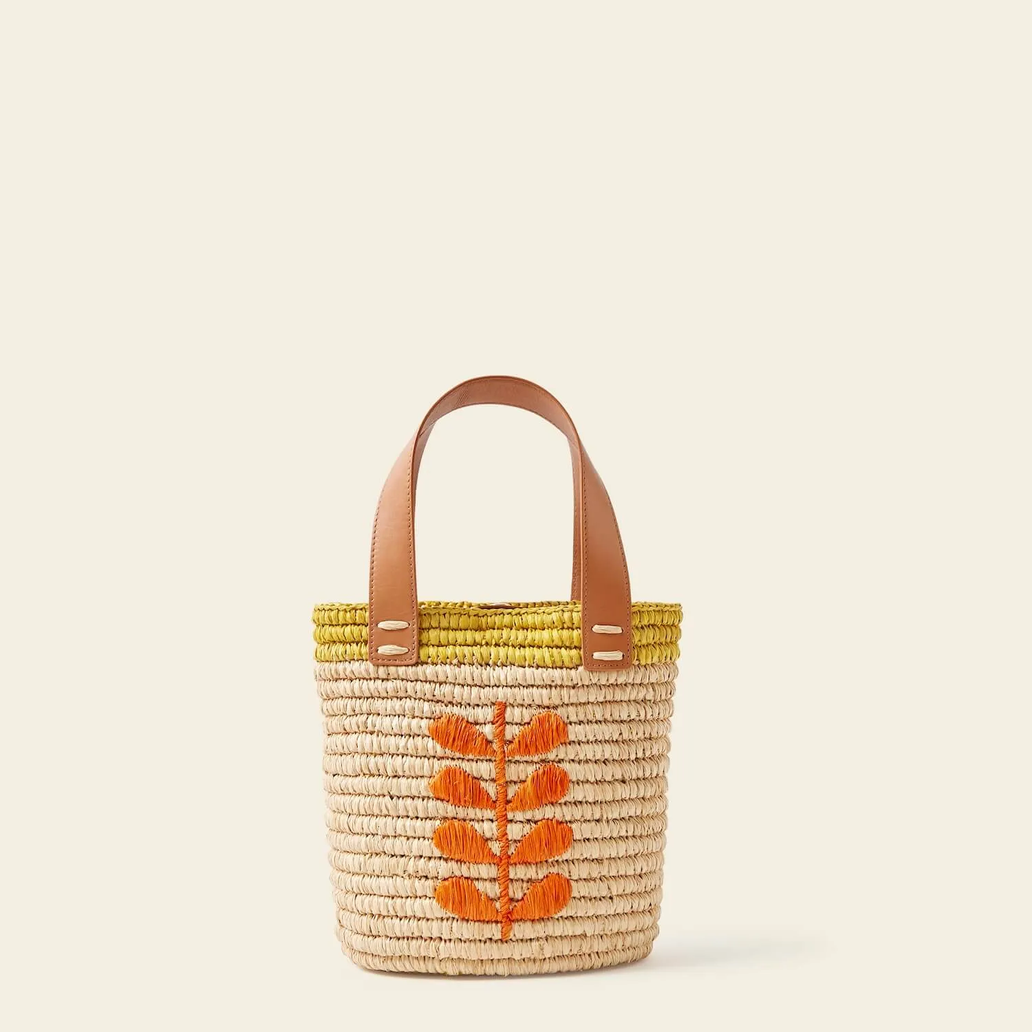 Sunday Mini Basket Bag - Bug Yellow