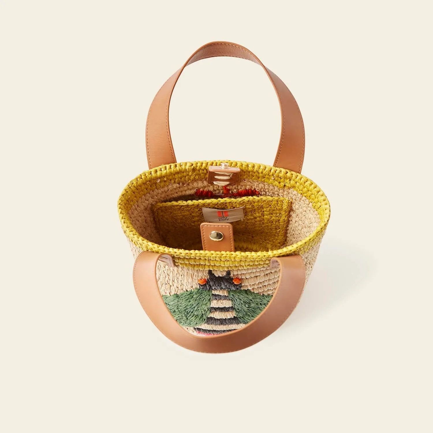 Sunday Mini Basket Bag - Bug Yellow