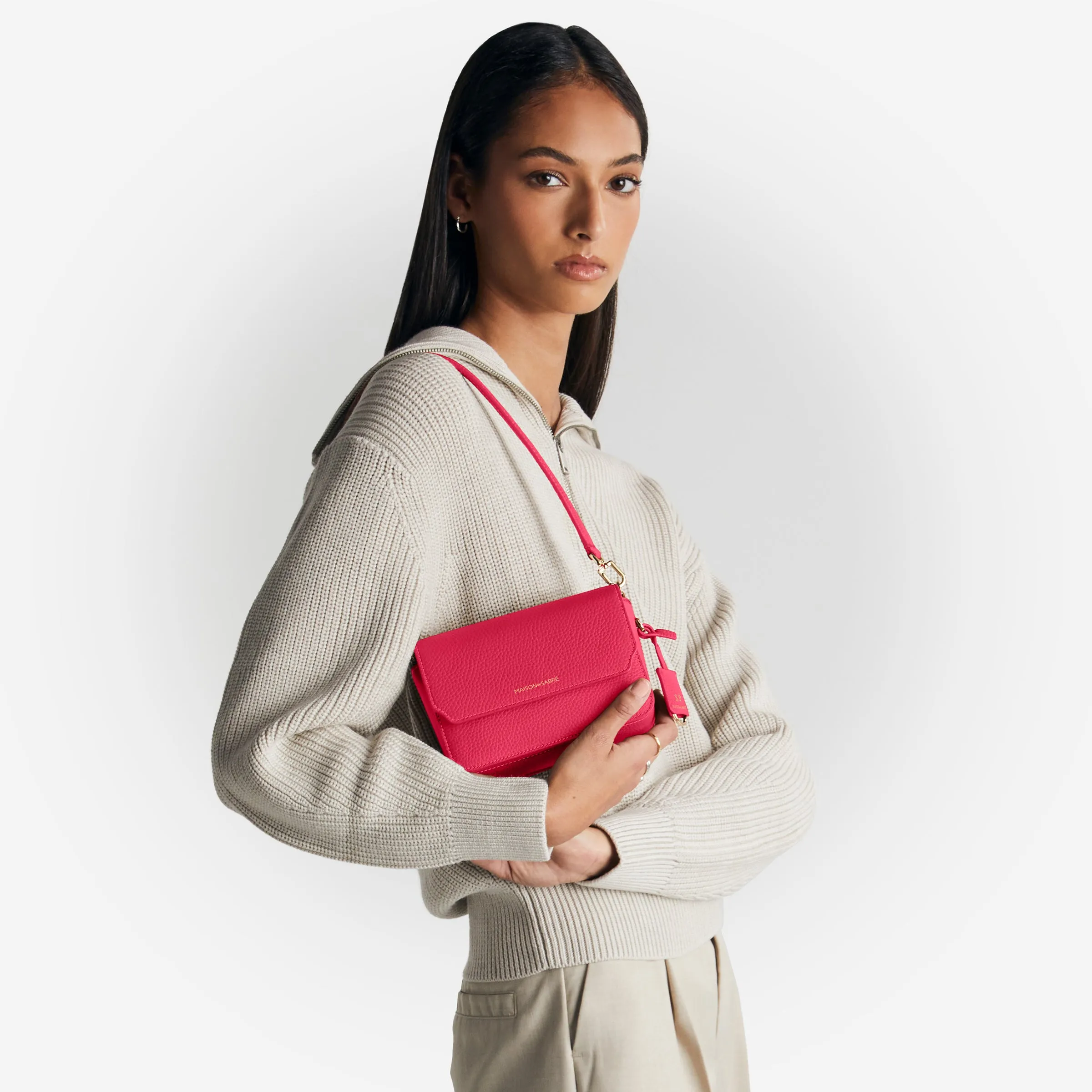 The Mini Flap Bag - Shibuya Fuchsia