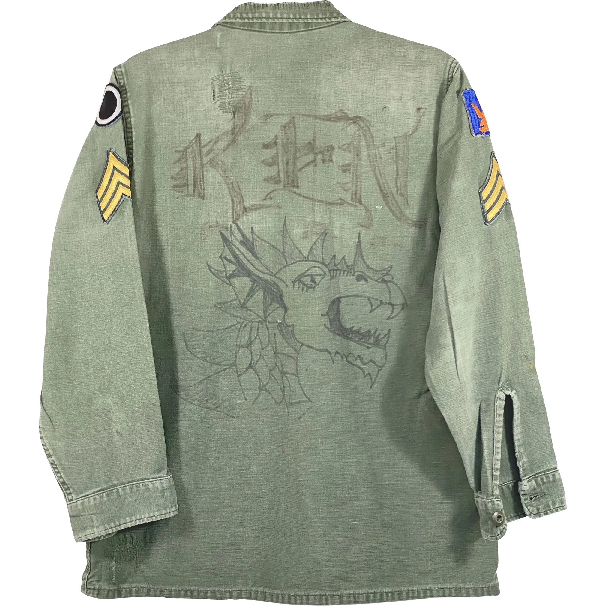 VINTAGE CUSTOMIZED MILITARY SHIRT